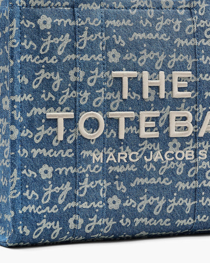 The Joy Denim Medium Tote Bag