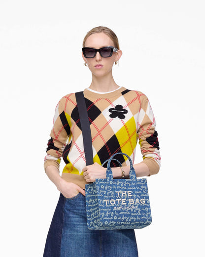The Joy Denim Small Tote Bag