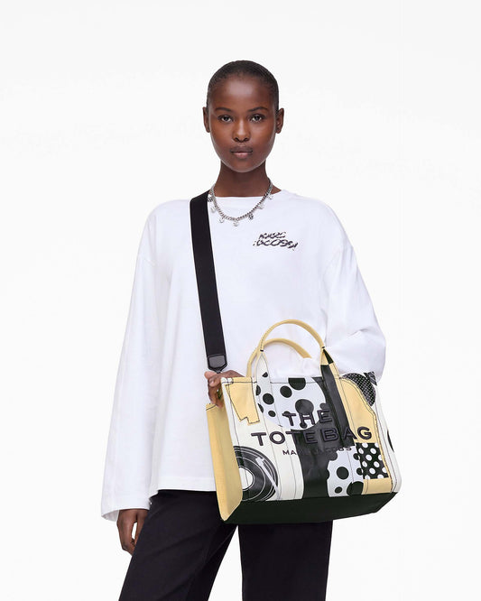 Derrick Adams X MJ Canvas Medium Tote Bag