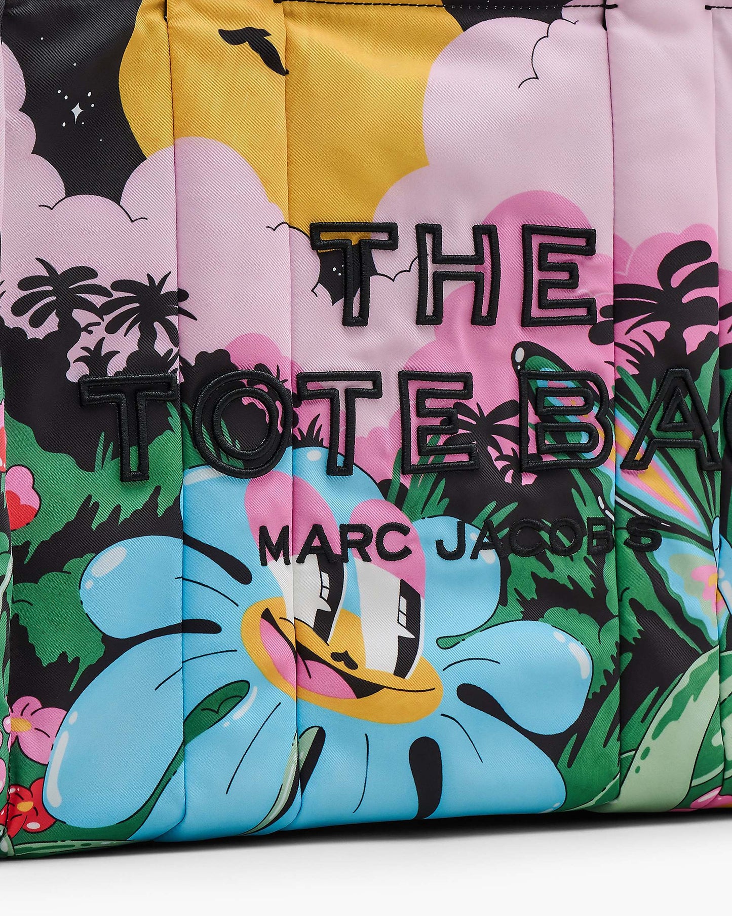 Hattie Stewart X MJ Puffy Nylon Large Tote Bag
