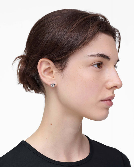 The Heart Balloon Stud Earrings