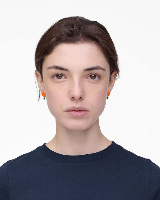 David Shrigley X MJ Joy Flower Stud Earrings