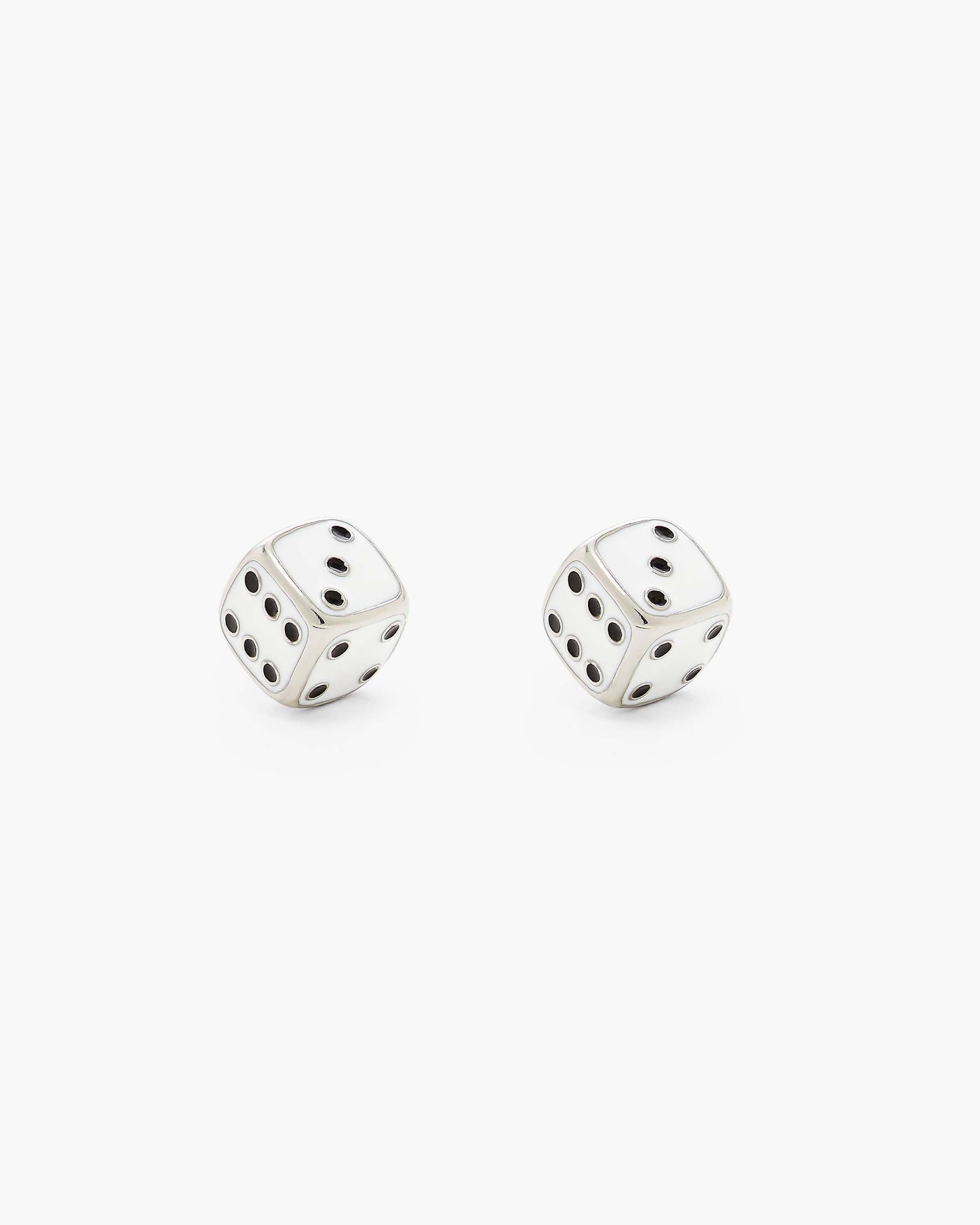 Derrick Adams X MJ Dice Stud Earrings