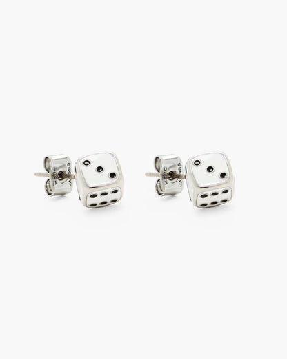 Derrick Adams X MJ Dice Stud Earrings