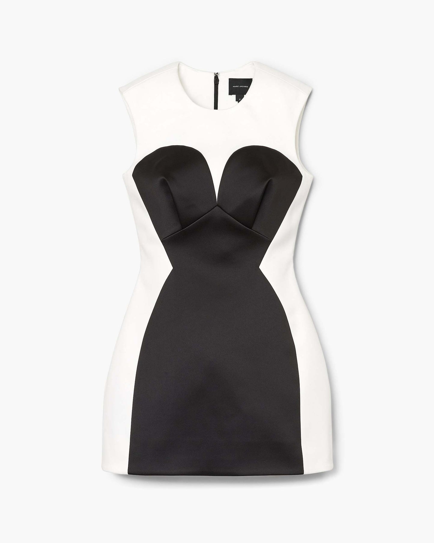 Seamed Up Satin Dress