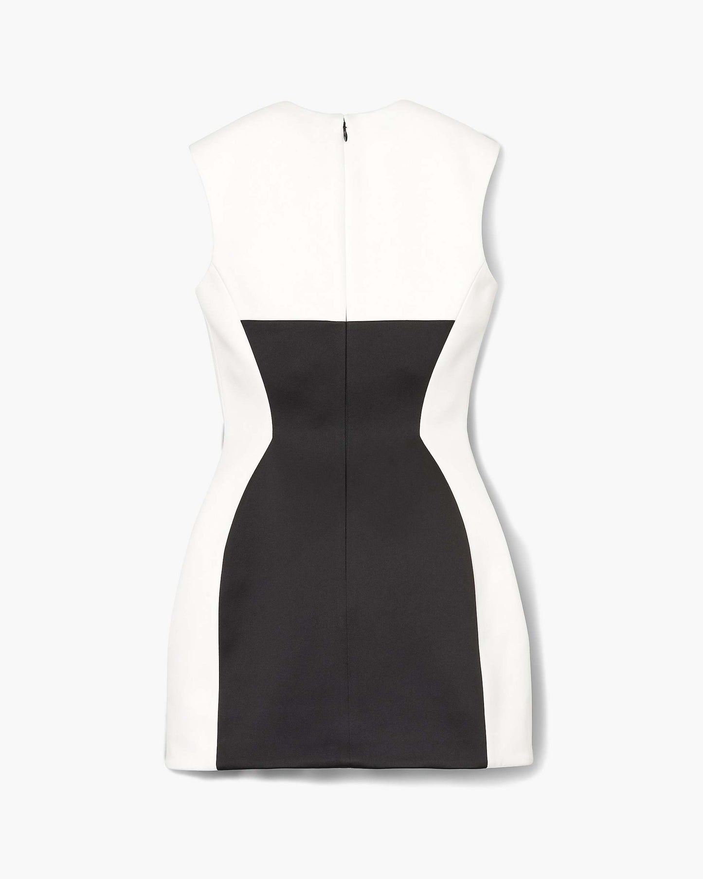 Seamed Up Satin Dress