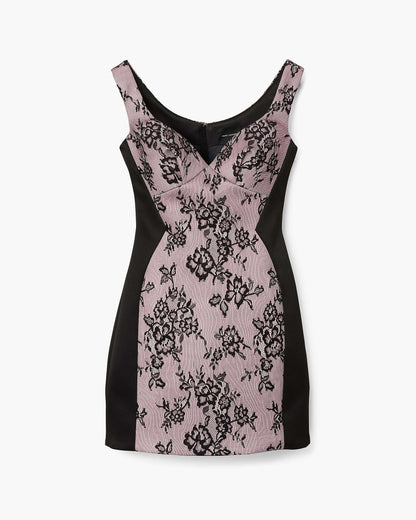Sculpted Lace Shadow Dress
