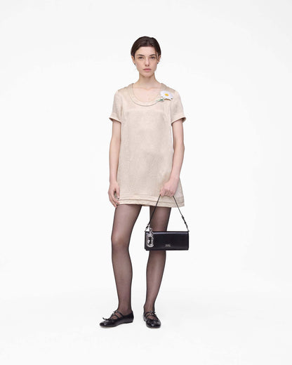 Crushed Satin Dress