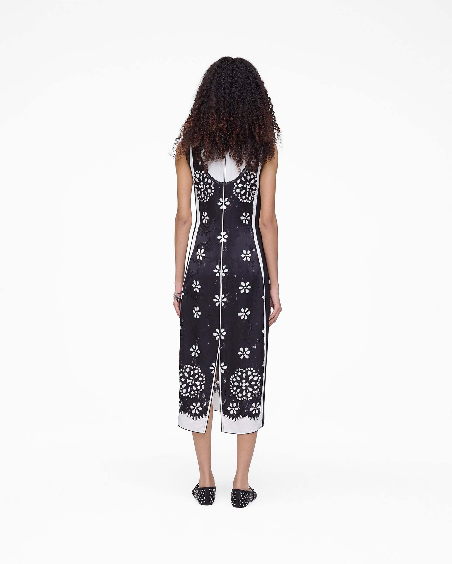 Trompe L'Oeil Eyelet Dress