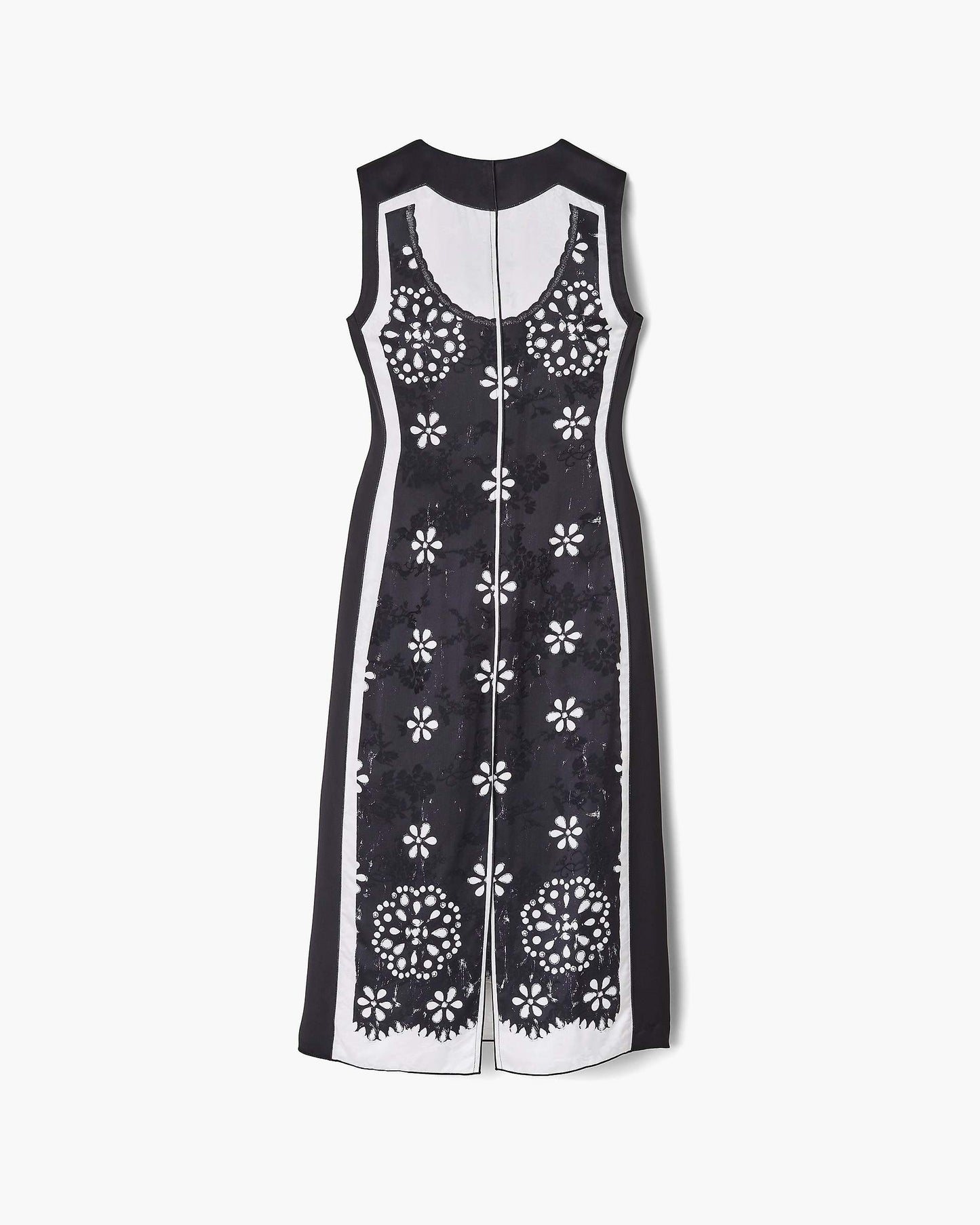 Trompe L'Oeil Eyelet Dress