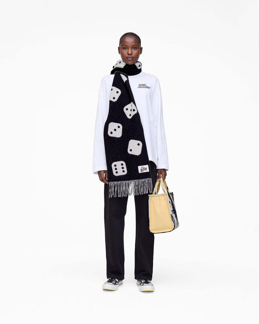Derrick Adams X MJ Dice Wool Scarf