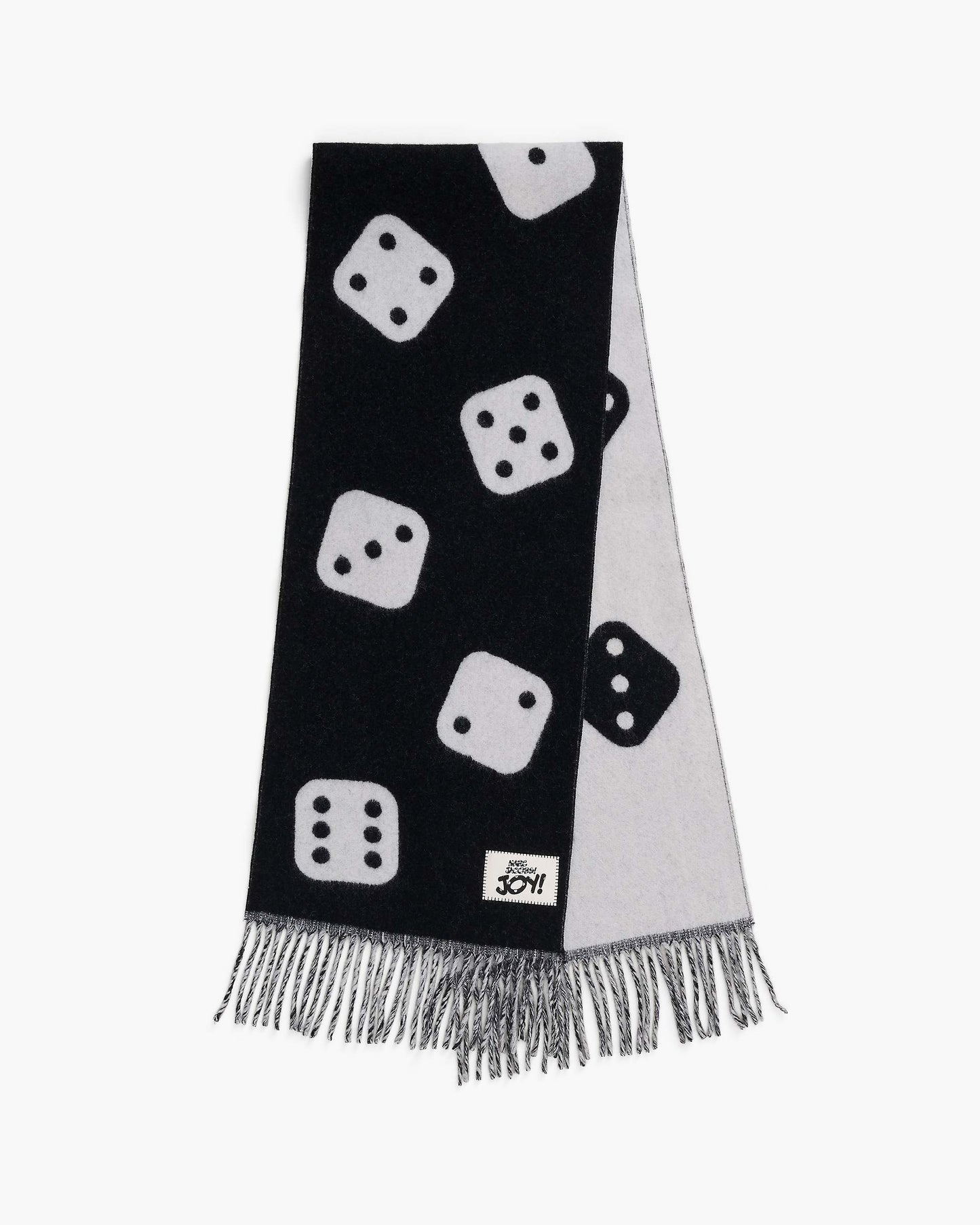 Derrick Adams X MJ Dice Wool Scarf