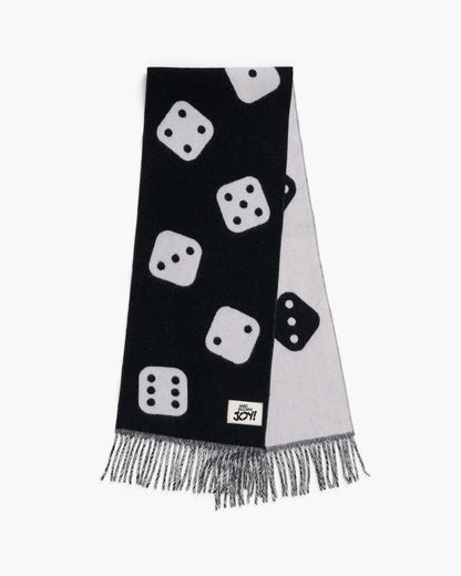 Derrick Adams X MJ Dice Wool Scarf