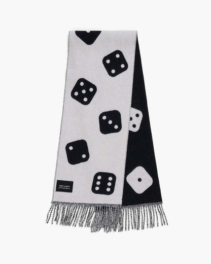 Derrick Adams X MJ Dice Wool Scarf