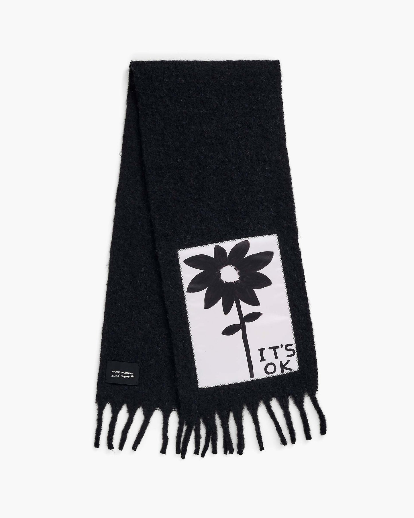 David Shrigley X MJ It's Ok Wool Scarf