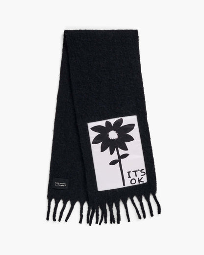 David Shrigley X MJ It's Ok Wool Scarf