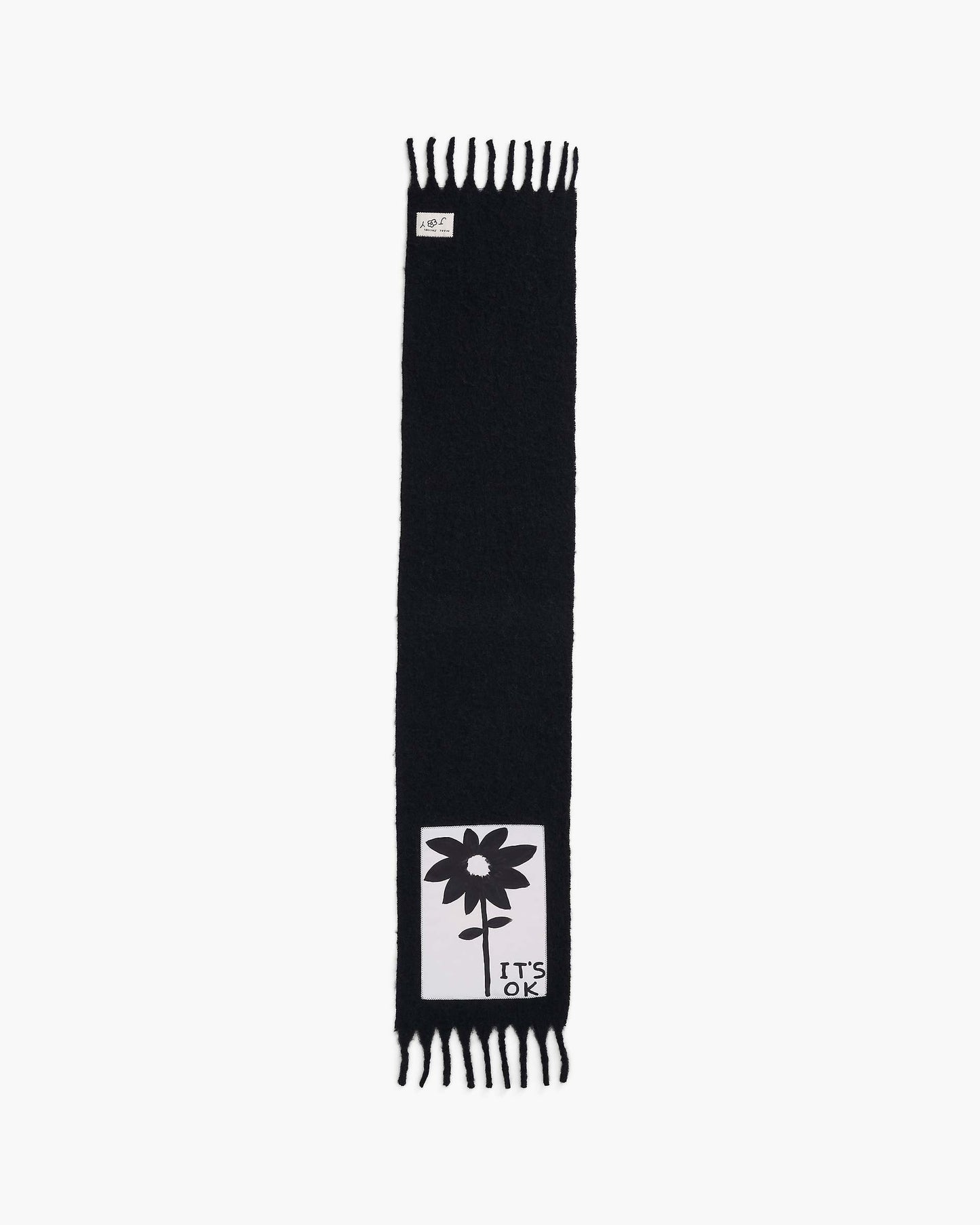 David Shrigley X MJ It's Ok Wool Scarf