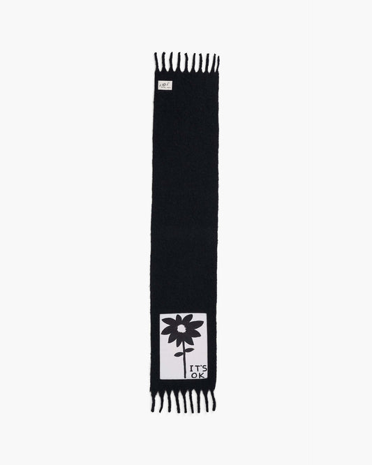 David Shrigley X MJ It's Ok Wool Scarf