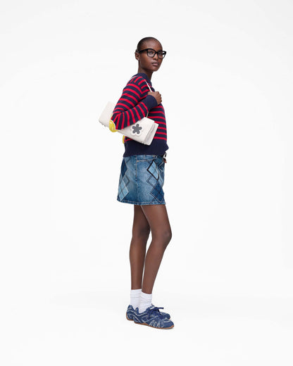 Argyle Patchwork Mini Skirt