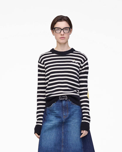 Joy Striped Crewneck
