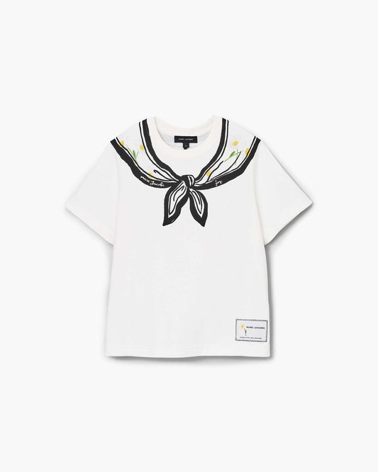Trompe L'Oeil Scarf Baby Tee