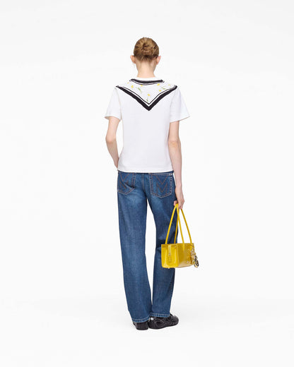 Trompe L'Oeil Scarf Baby Tee