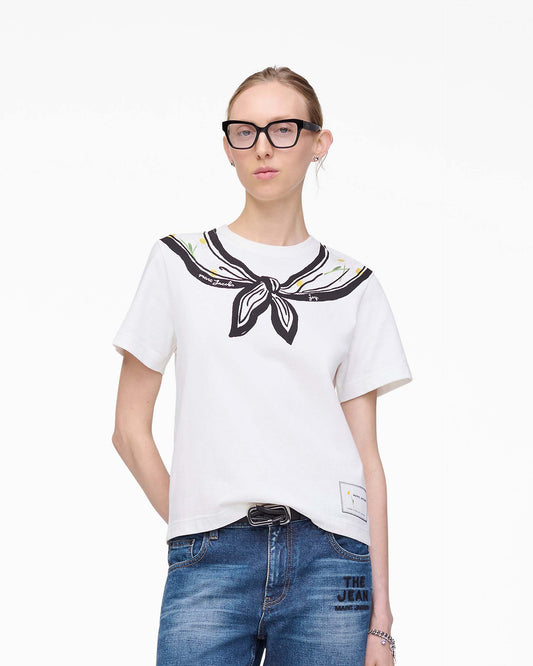 Trompe L'Oeil Scarf Baby Tee