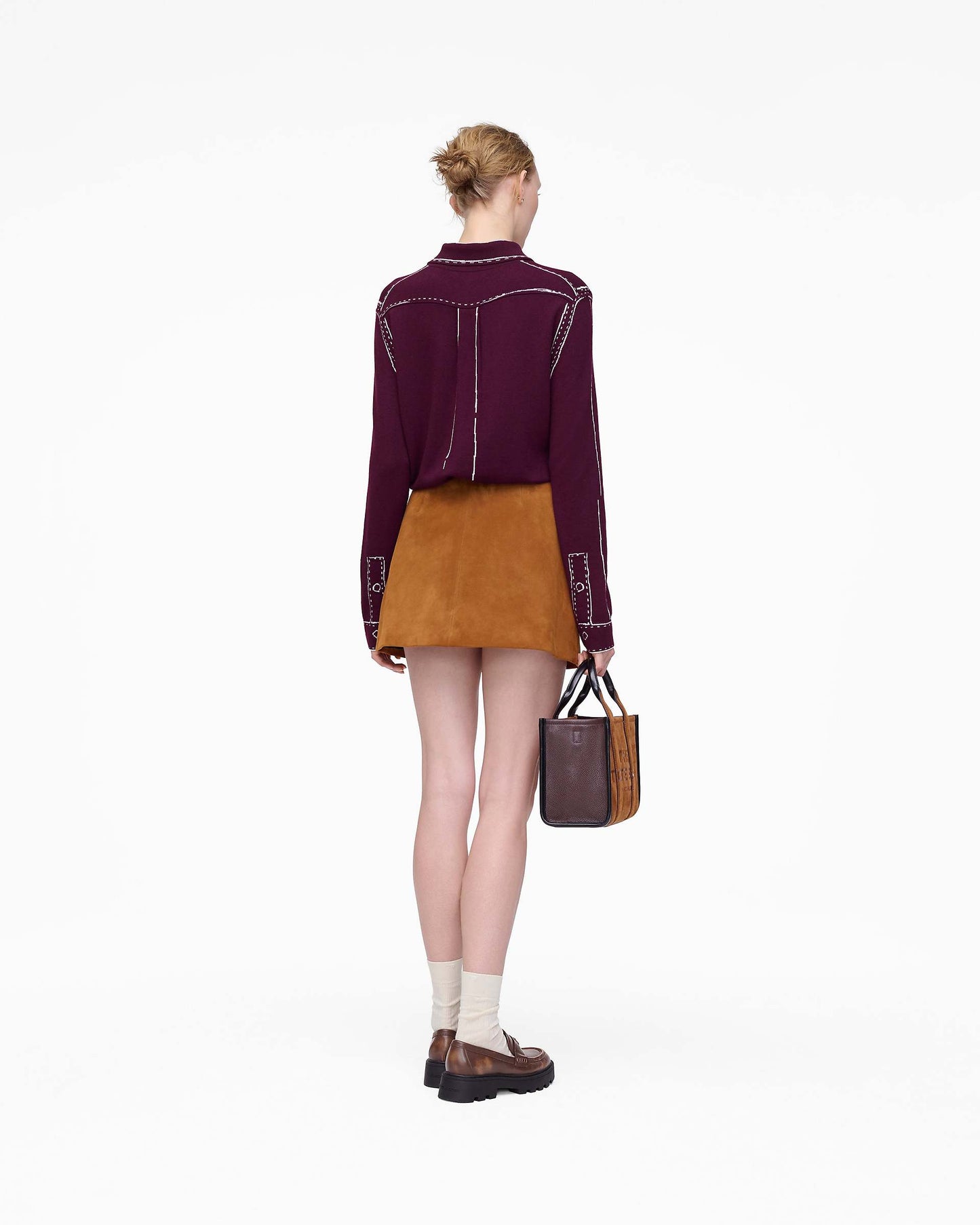 Trompe L'Oeil Knit Button Down