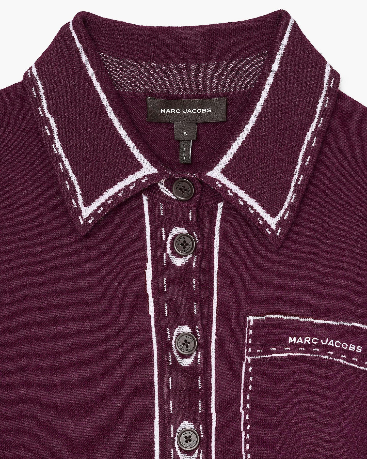 Trompe L'Oeil Knit Button Down