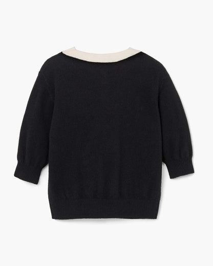 Trompe L'Oeil Knit Polo