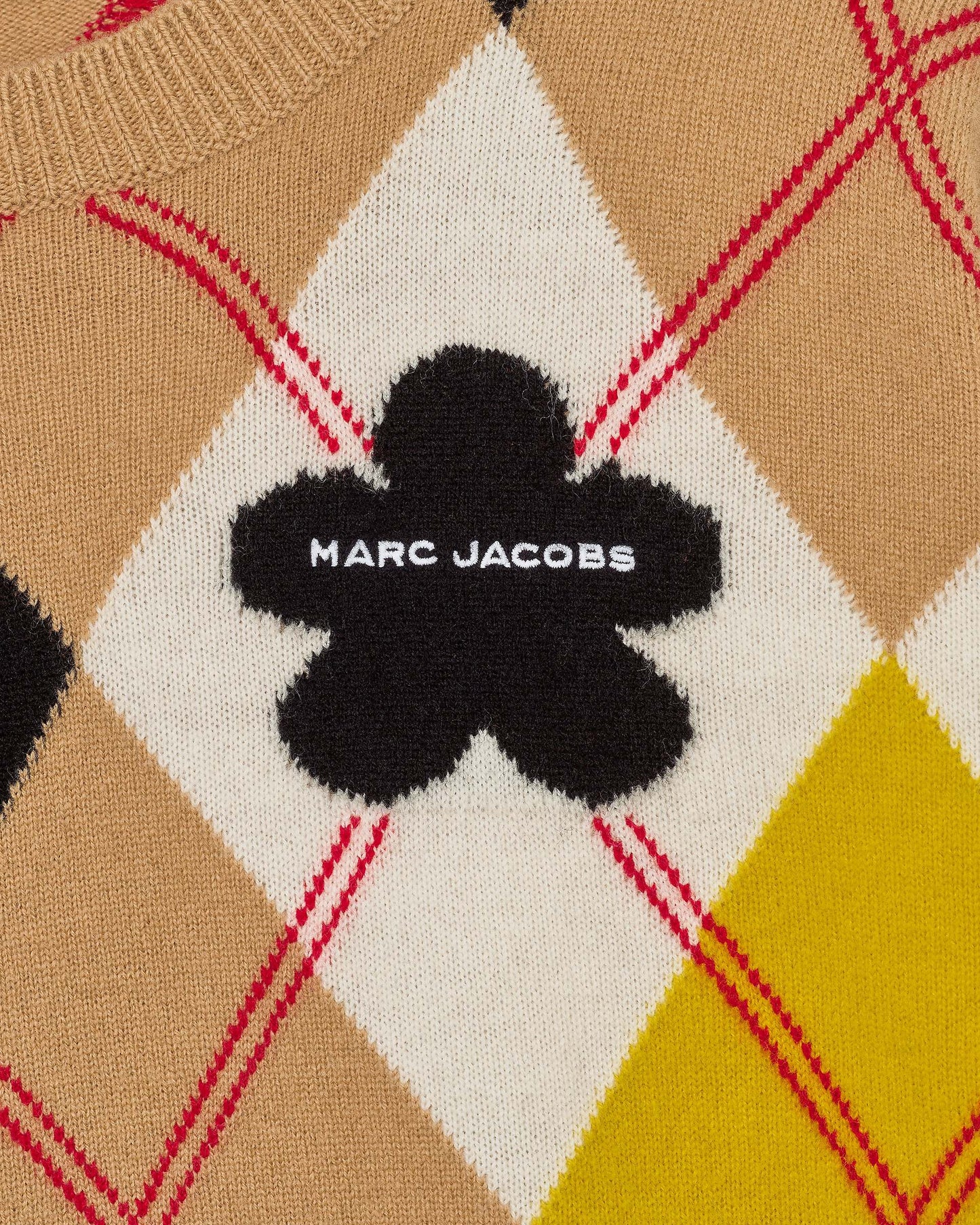 Preppy Daisy Argyle Crewneck