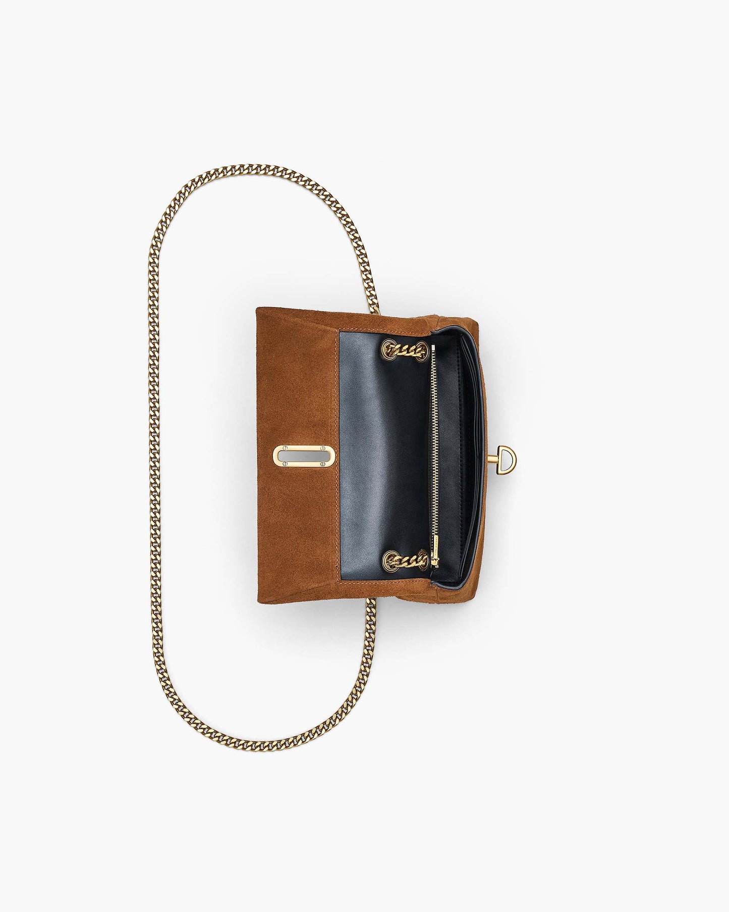 The Suede Dual Chain Mini Bag