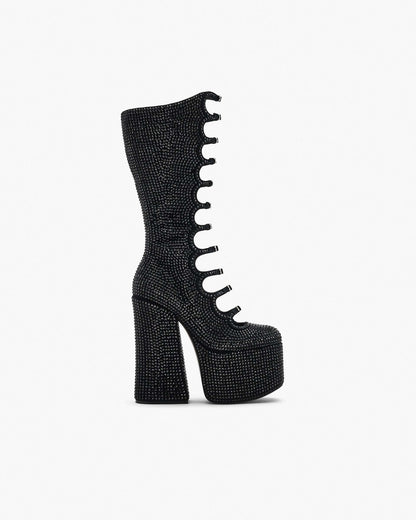 The Rhinestone  Kiki Knee-High Boot