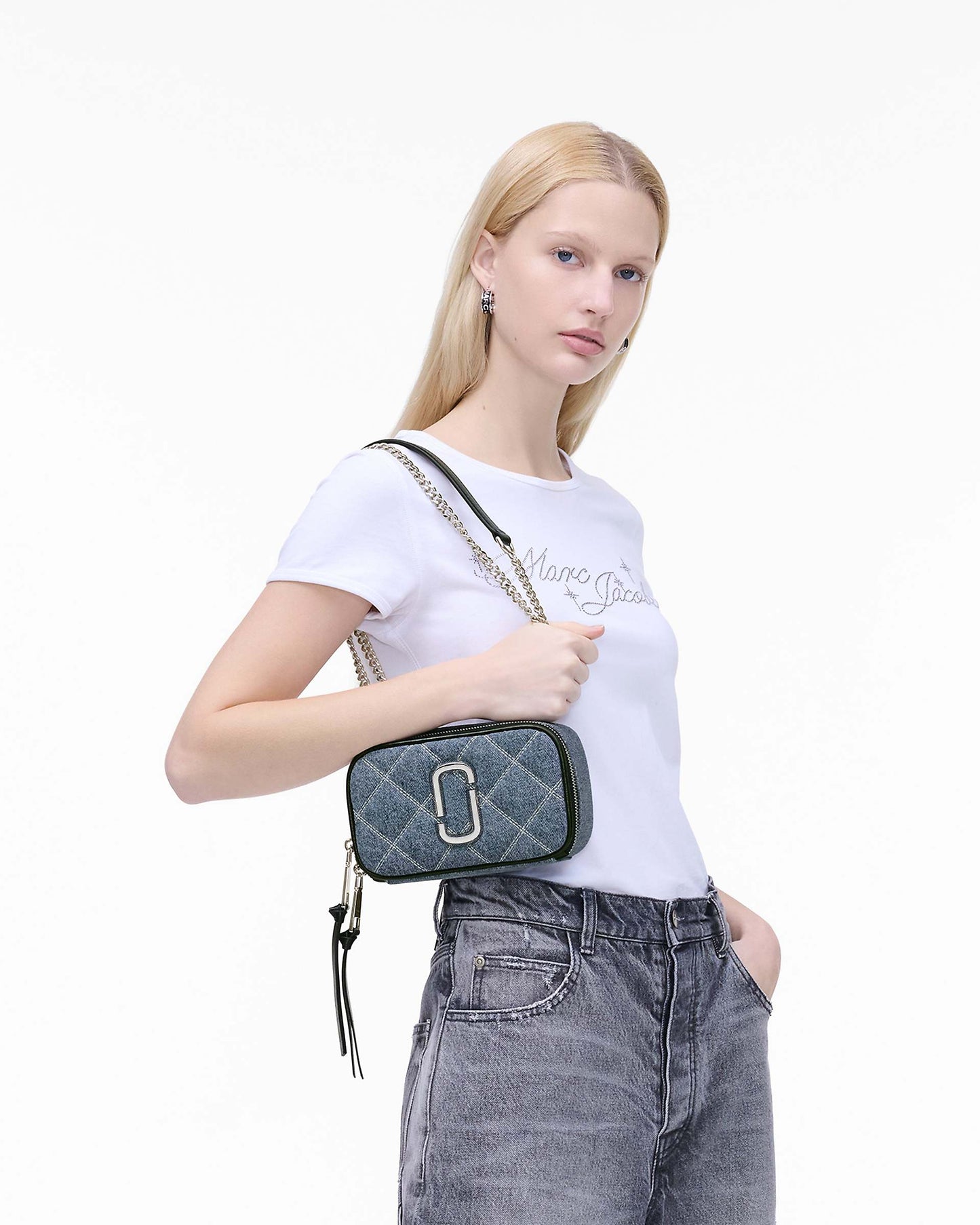 The Quilted  Denim Softshot