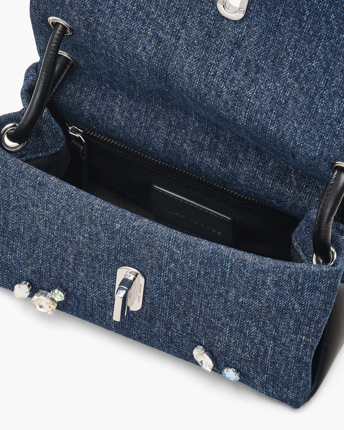 The Gem  Denim Mini Dual Bag