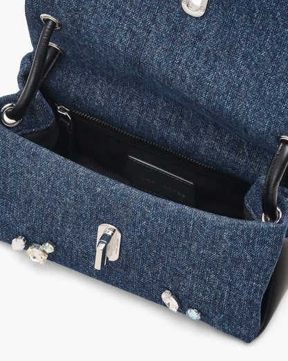 The Gem  Denim Mini Dual Bag