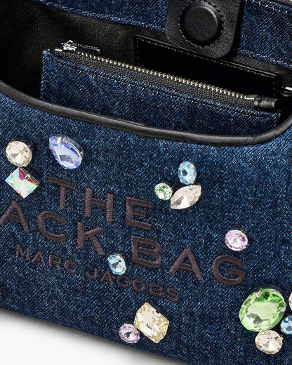 The Gem  Denim Mini Sack Bag