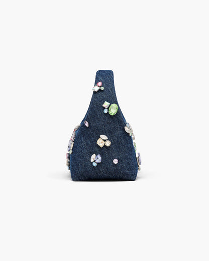 The Gem  Denim Mini Sack Bag