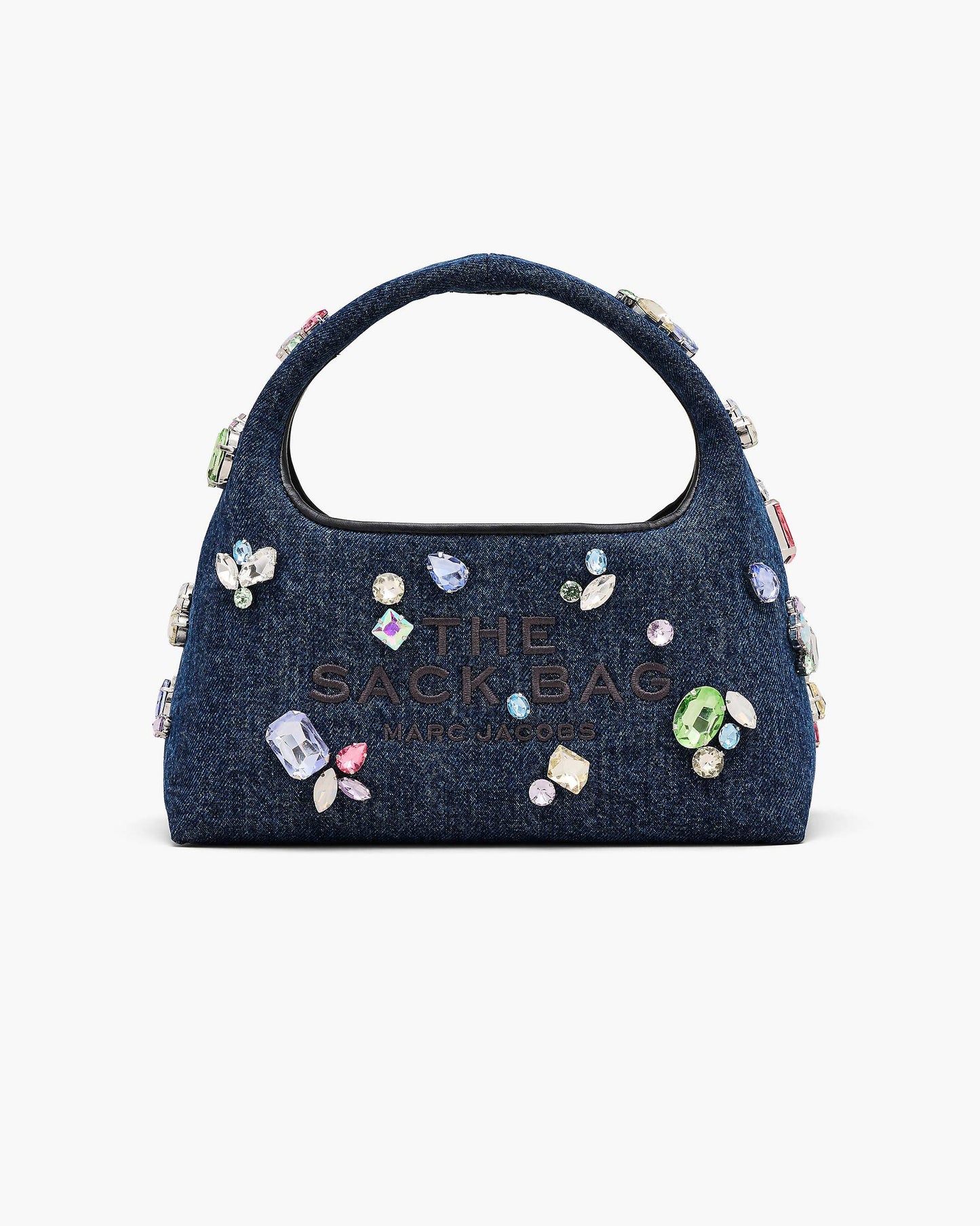 The Gem  Denim Mini Sack Bag