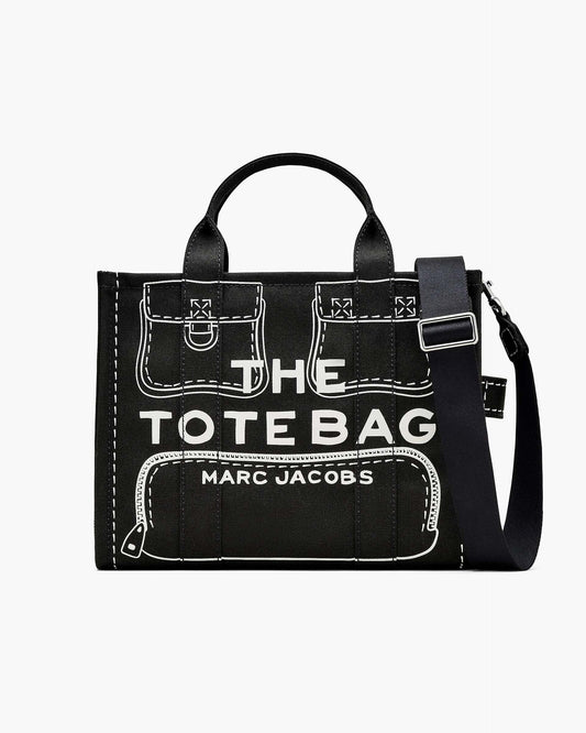 The Trompe  L'Oeil Cargo Canvas Medium Tote Bag