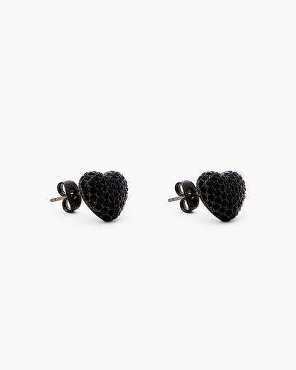 The Heart  Balloon Pave Earrings