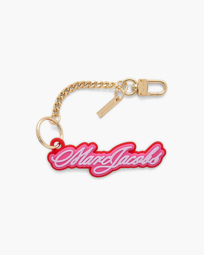 The Cursive  Logo Bag Charm