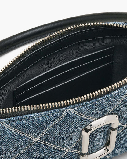 The Quilted  Denim Snapshot Convertible Shoulder Bag