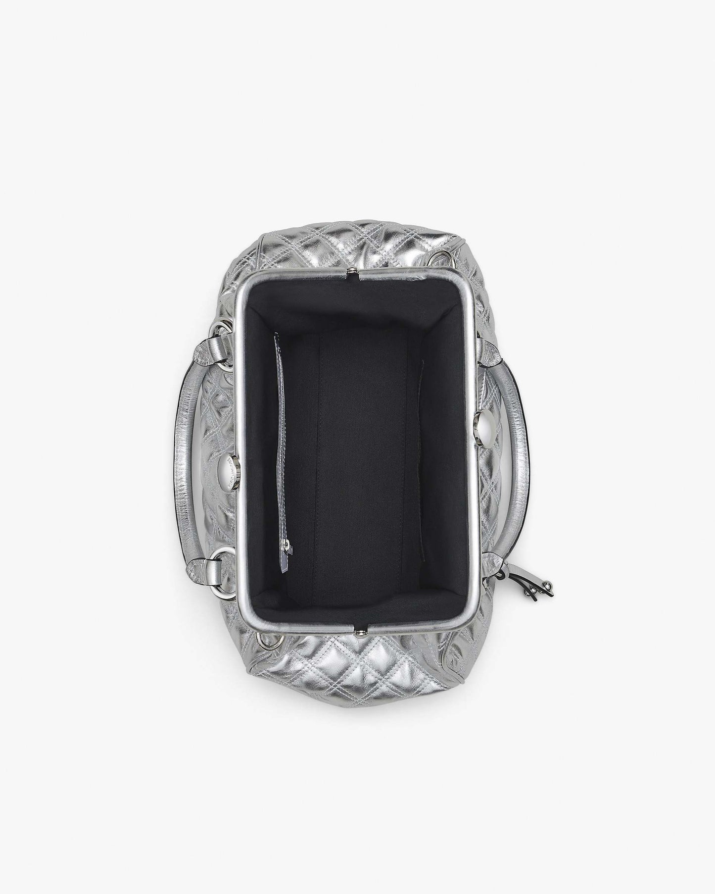 Re-Edition Quilted  Metallic Leather Stam Bag