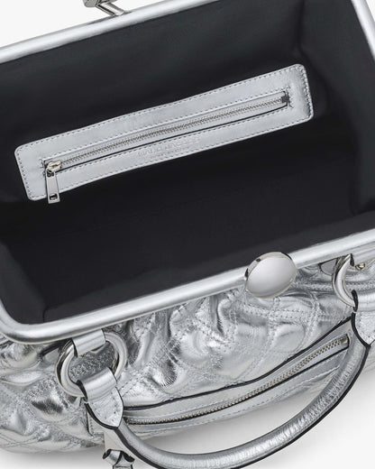 Re-Edition Quilted  Metallic Leather Stam Bag