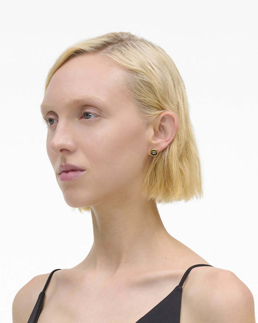The Button  Stud Earrings