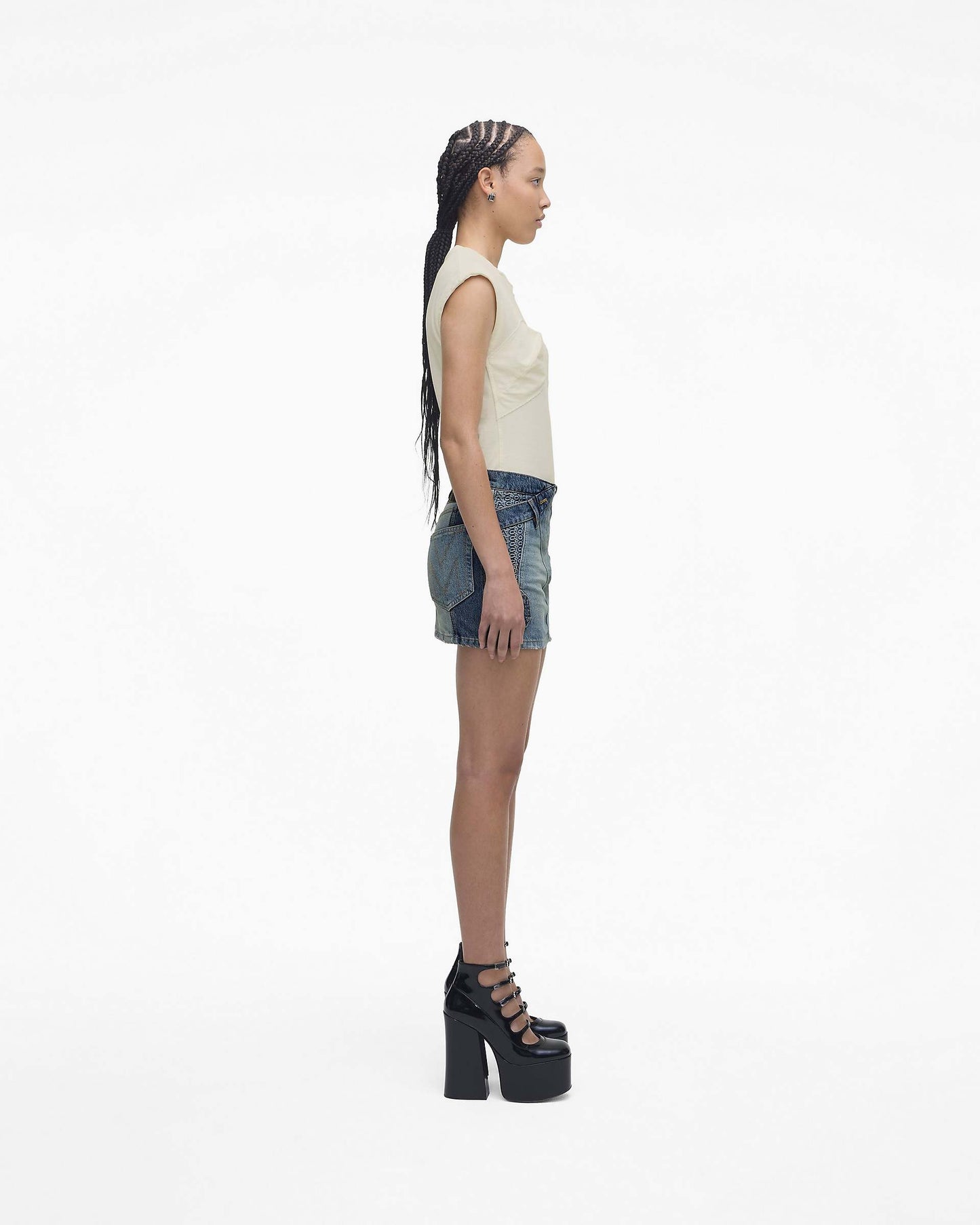 The Patent  Leather Kiki Ankle Boot