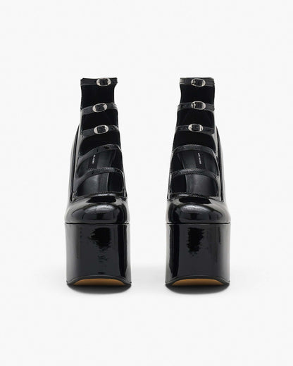 The Patent  Leather Kiki Ankle Boot