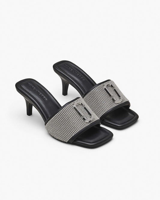 The Rhinestone  J Marc Heeled Sandal