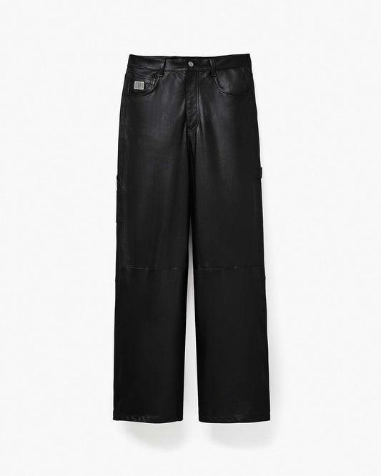 Oversized Leather Pant